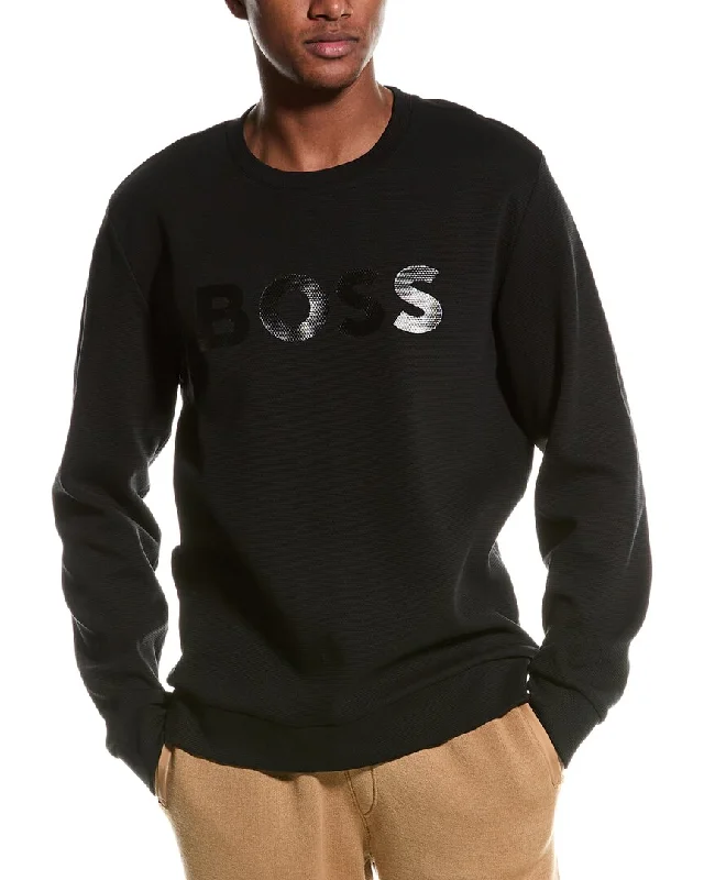 Men's streetwear knit-BOSS Hugo Boss Salbo Crewneck Sweater