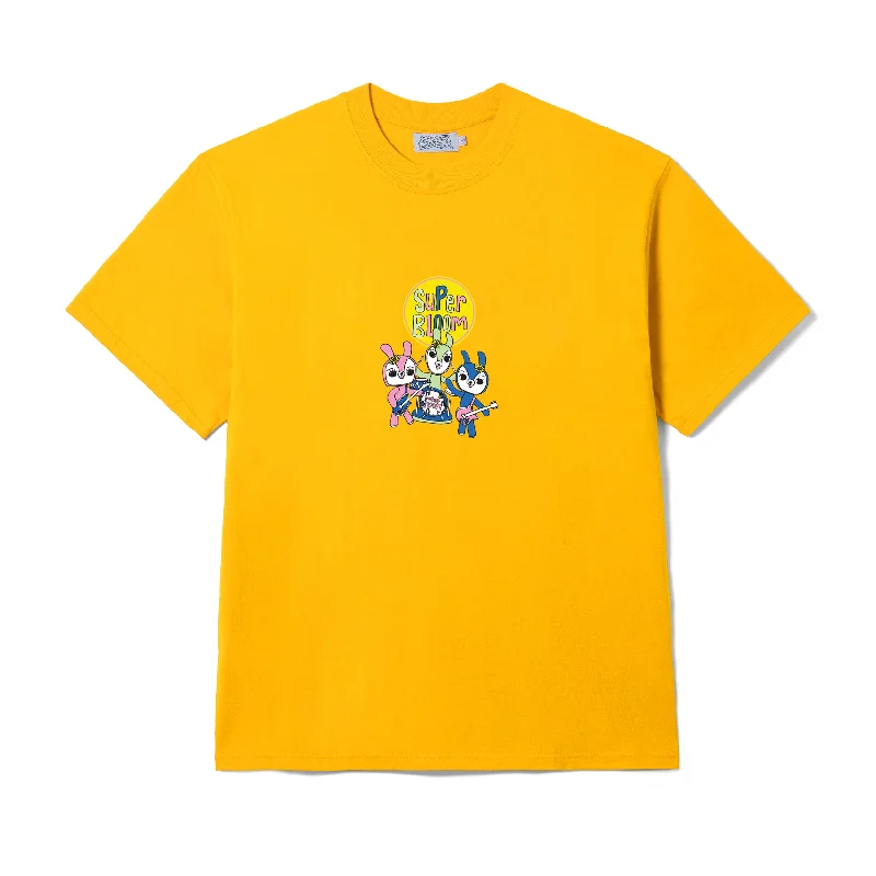 Men's bold stripe t-shirt-Sknife T-Shirt - Yellow