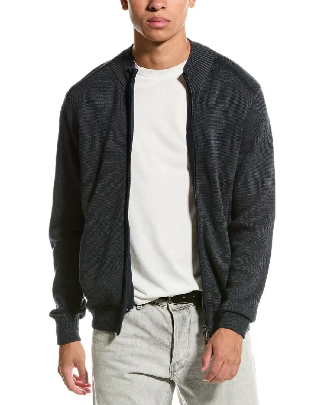 Men's timeless sweatshirt-Raffi Vanise Full Zip Jacket