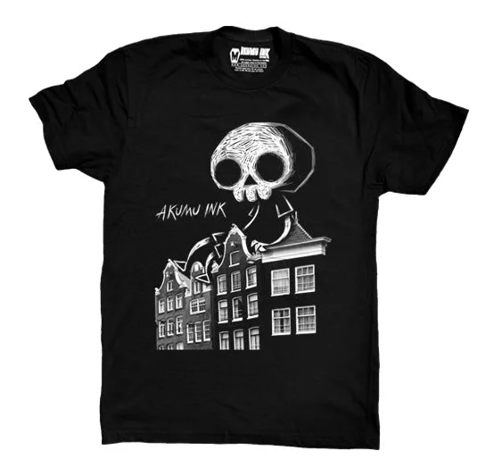 Men's fashion-forward travel shirt-DeadBoy :: Lost in Holland Men Tshirt