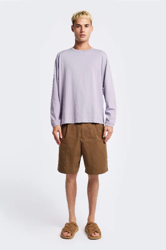 Men's fashion-forward casual t-shirt-Offline L/S T-Shirt Lilac