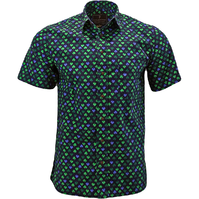 Men's versatile travel wear shirt-Celtic Ranchwear Men's Shamrock Shirt