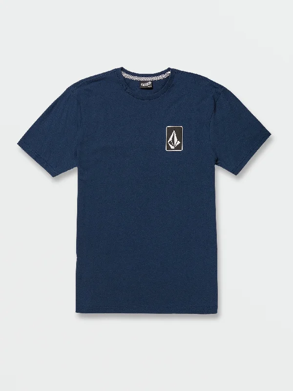 Men's weather-proof t-shirt-Relics Short Sleeve Tee - Baja Indigo