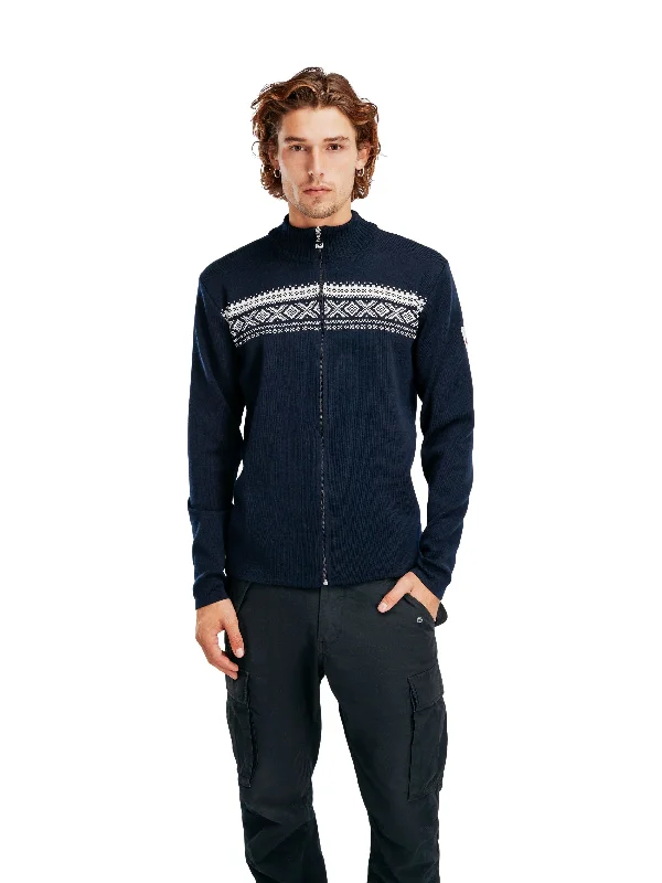 Men's performance pullover-Dale of Norway - Dalestolen Men's Jacket - Navy