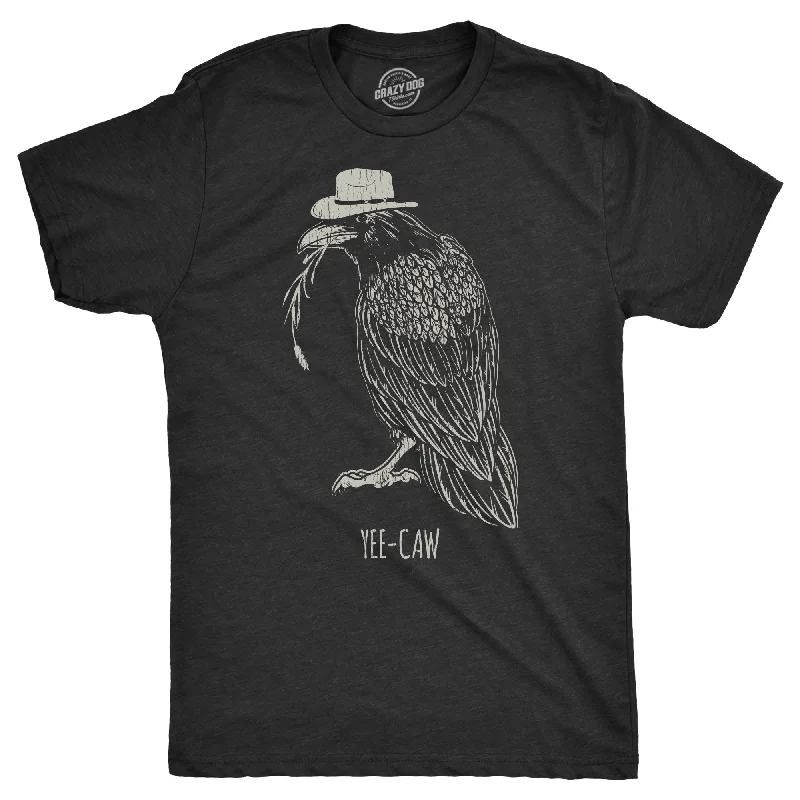 Men's luxury cotton t-shirt-Yee Caw Men's T Shirt