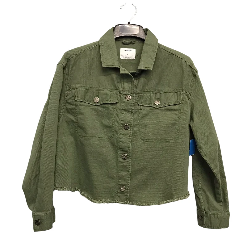 Men's ultra-lightweight packable jacket-Jacket Denim By Old Navy In Green, Size:M