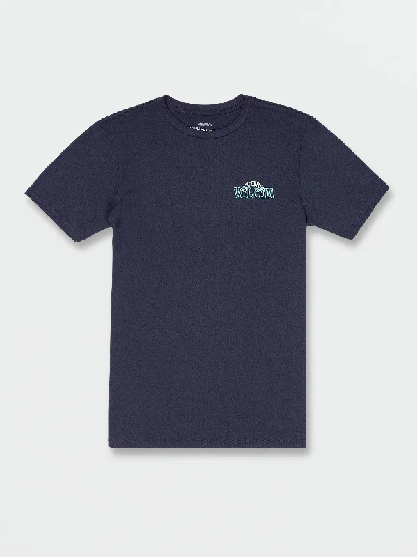 Men's classic casual t-shirt-Chimney Short Sleeve Tee - Navy