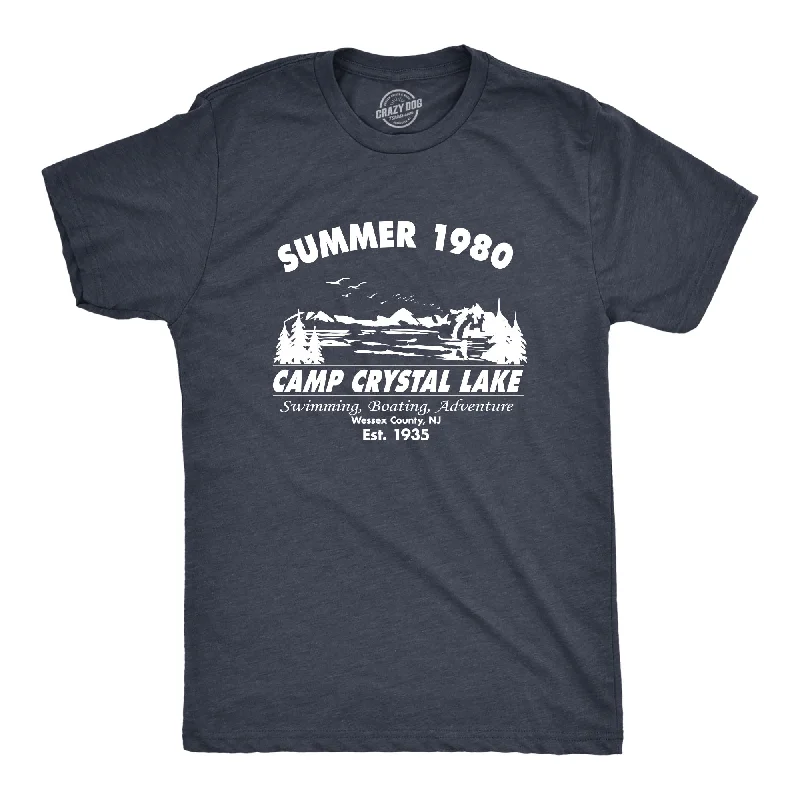 Men's versatile casual t-shirt-Summer 1980 Camp Crystal Lake Men's T Shirt