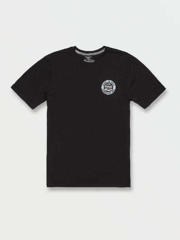 Men's relaxed weekend t-shirt-Established 1991 Short Sleeve Tee - Black