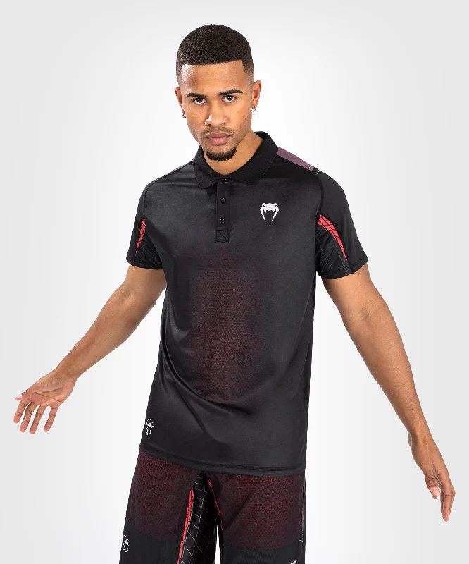 Men's summer gym shirt-Venum x Dodge Banshee Men’s Dry Tech Polo - Black