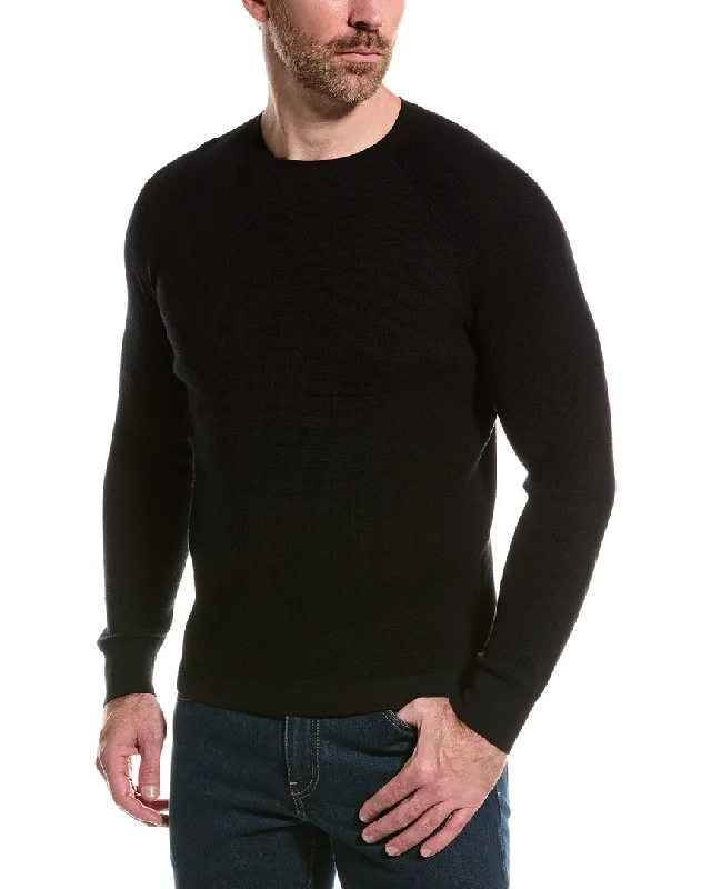 Men's camping sweatshirt-NAADAM Waffle Cashmere-Blend Crewneck Pullover