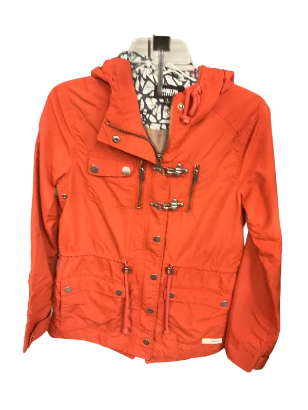 Men's quick-dry field jacket-Jacket Utility By Clothes Mentor In Orange, Size: S