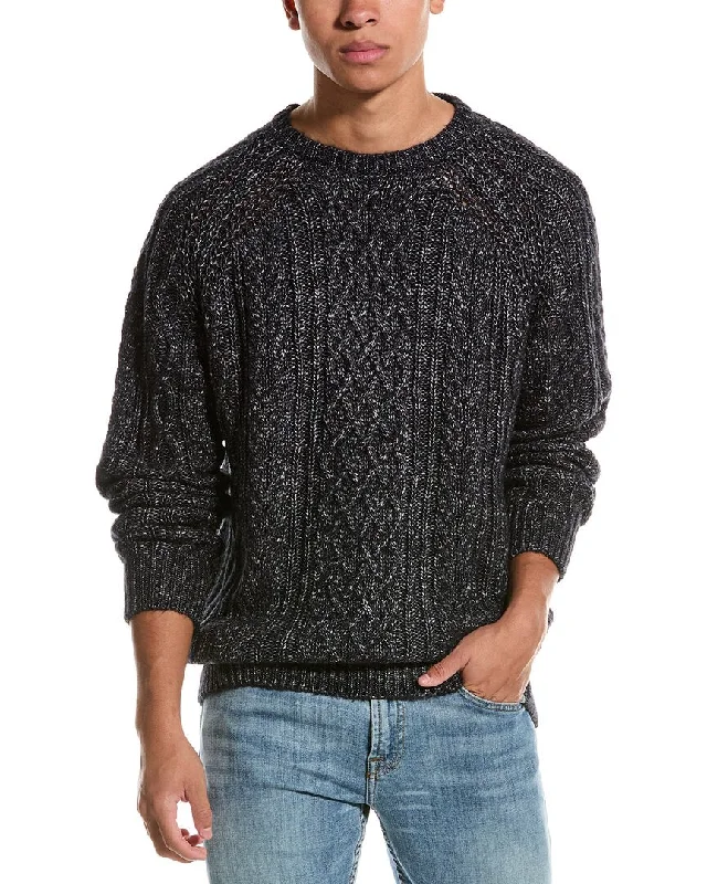 Men's sleep knit-WEATHERPROOF VINTAGE Chunky Wool-Blend Sweater