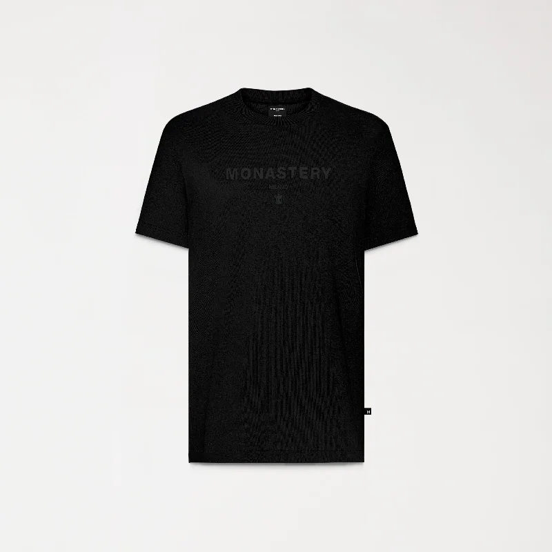 Men's luxury cotton t-shirt-WARKWING T-SHIRT BLACK