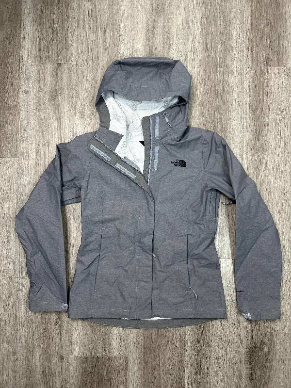 Men's comfortable rain jacket-Jacket Windbreaker By The North Face In Grey, Size: Xs