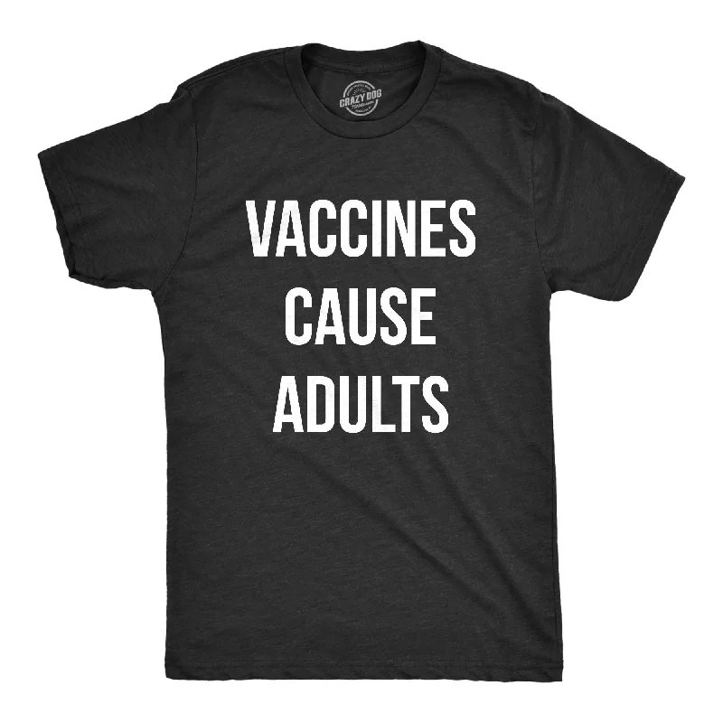 Men's ultra-light t-shirt-Vaccines Cause Adults Men's T Shirt