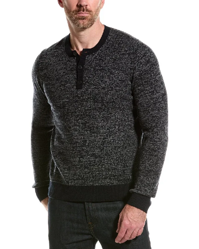 Men's adventure sweatshirt-NAADAM Marled Wool & Cashmere-Blend Henley