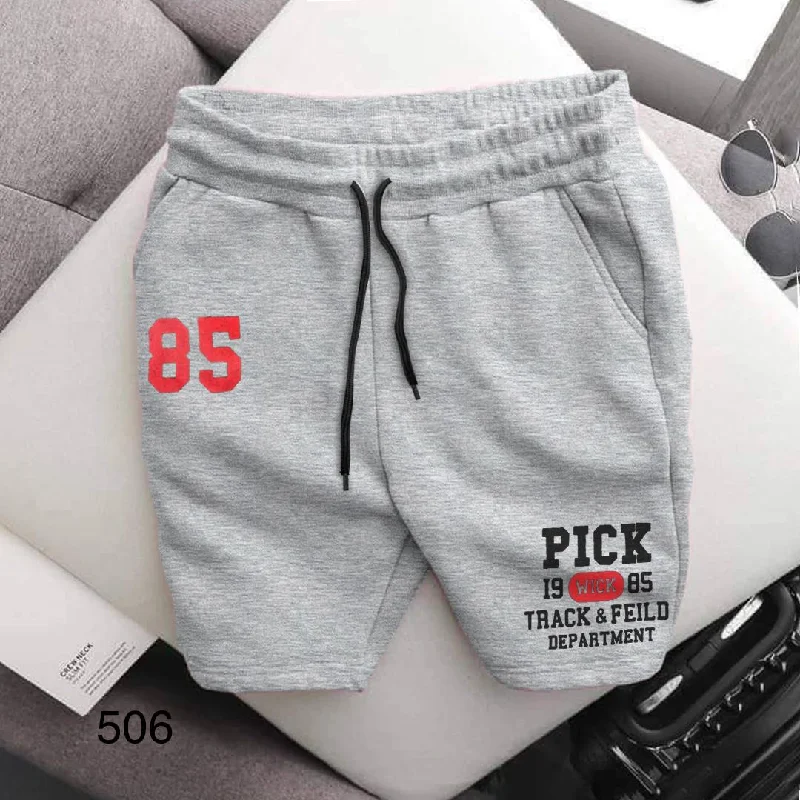 Men's tech-inspired travel shorts-Grey Casual Shorts - 734