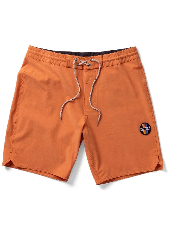 Men's high-stretch workout shorts-Solid Sets 18.5" Boardshort