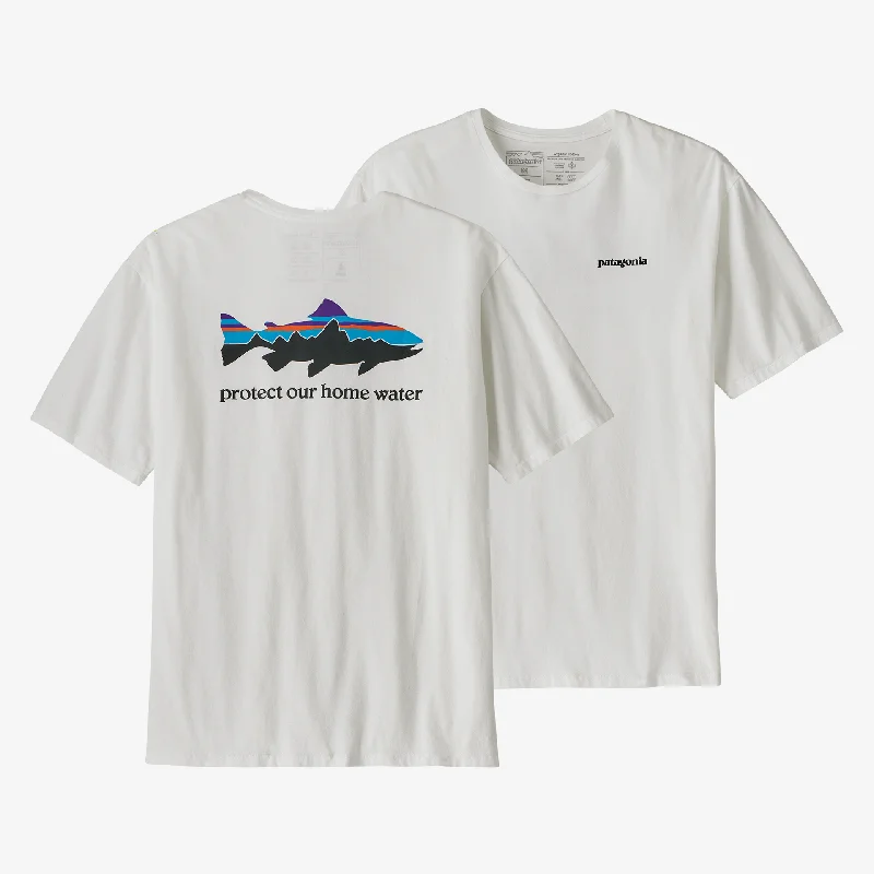 Men's summer casual t-shirt-Men's Home Water Trout Organic T-Shirt