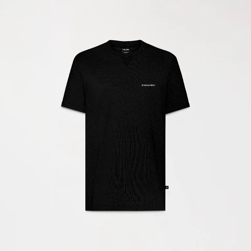 Men's beachwear t-shirt-STIRLING T-SHIRT MEN BLACK