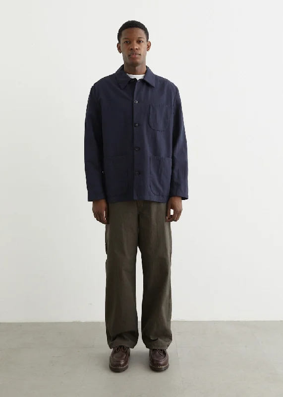 Men's pre-washed wool coat-Lazare Jacket