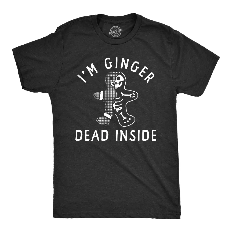 Men's eco-blend t-shirt-Im Ginger Dead Inside Men's T Shirt