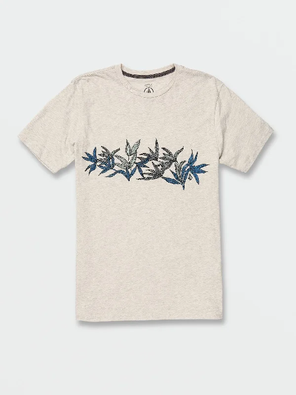 Men's high-stretch t-shirt-Op Leaf Short Sleeve Tee - Bone Heather