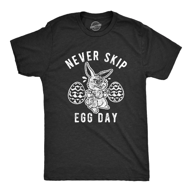 Men's eco-blend t-shirt-Never Skip Egg Day Men's T Shirt