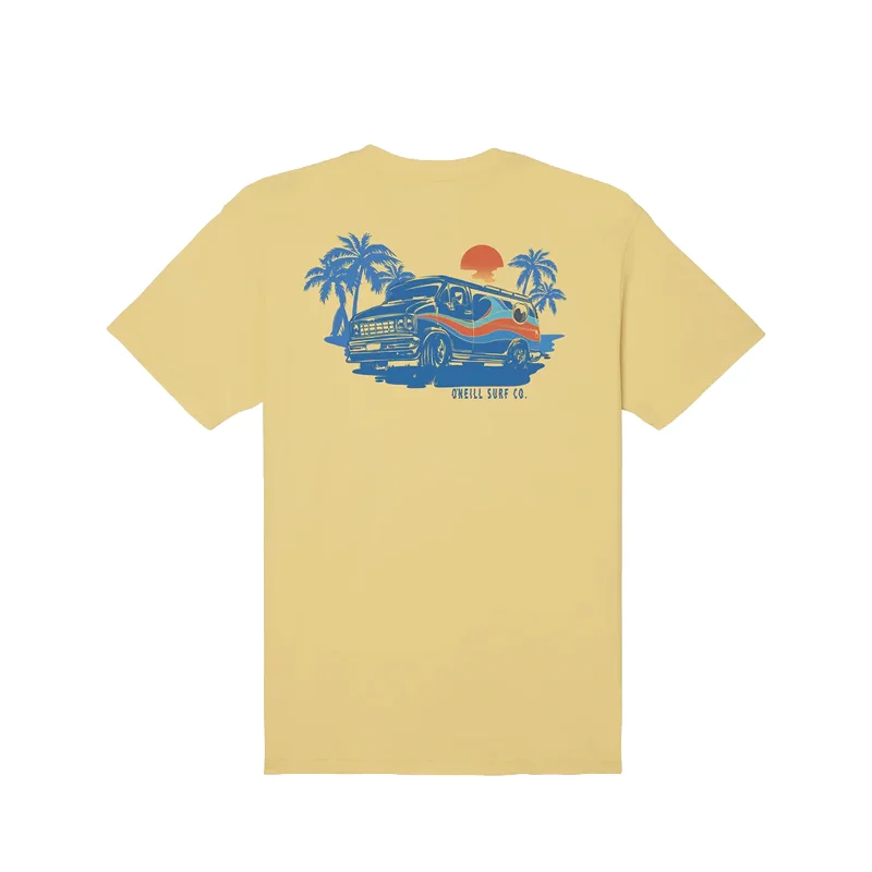 Men's fitted casual t-shirt-Van Life S/S Tee