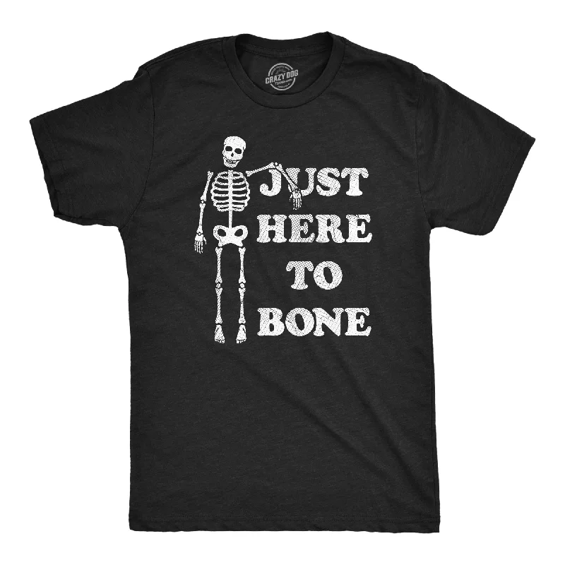 Men's casual comfort t-shirt-Just Here To Bone Men's T Shirt