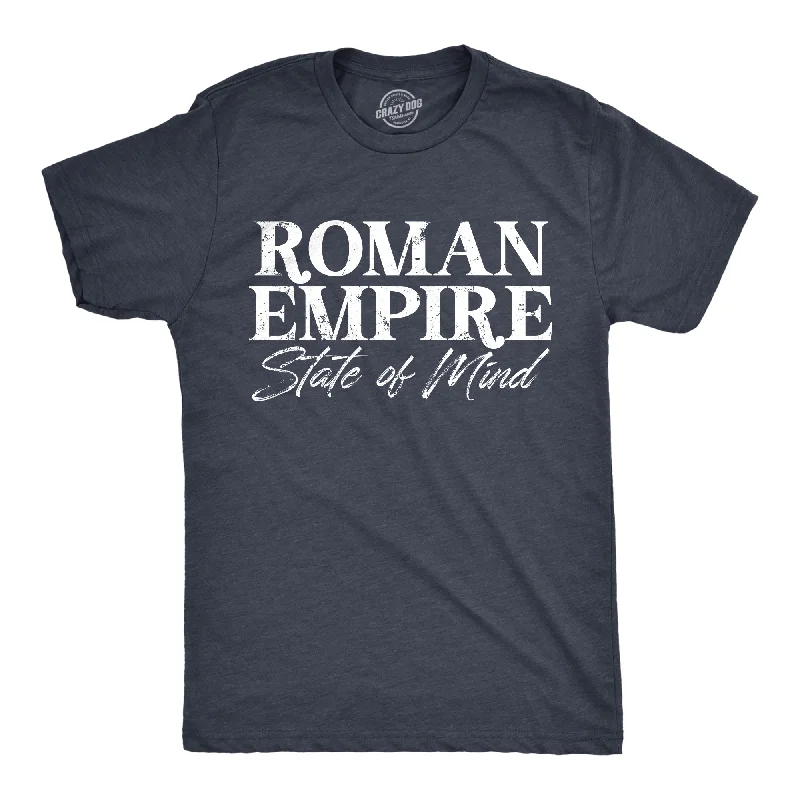 Men's bold stripe t-shirt-Roman Empire State Of Mind Men's T Shirt