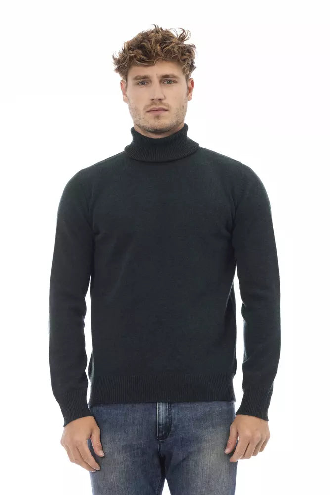 Men's trendy sweater-Alpha Studio Wool Men Men's Sweater