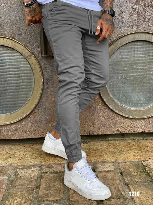 mens insulated pants-Jogger Pants Grey