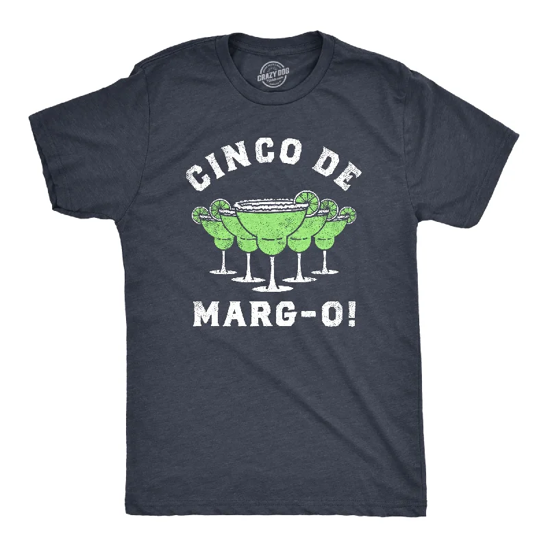 Men's bold stripe t-shirt-Cinco De Margo Men's T Shirt