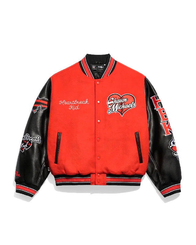 Men's relaxed fit chore jacket-Shawn Michaels HBK Varsity Jacket