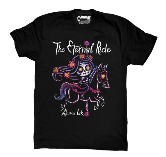 Men's relaxed fit gym shirt-The Eternal Ride Men Tshirt