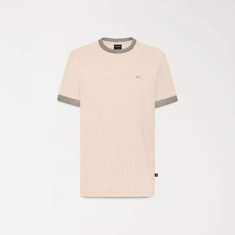 Men's versatile casual t-shirt-FERNTON T-SHIRT MEN IRISH CREAM