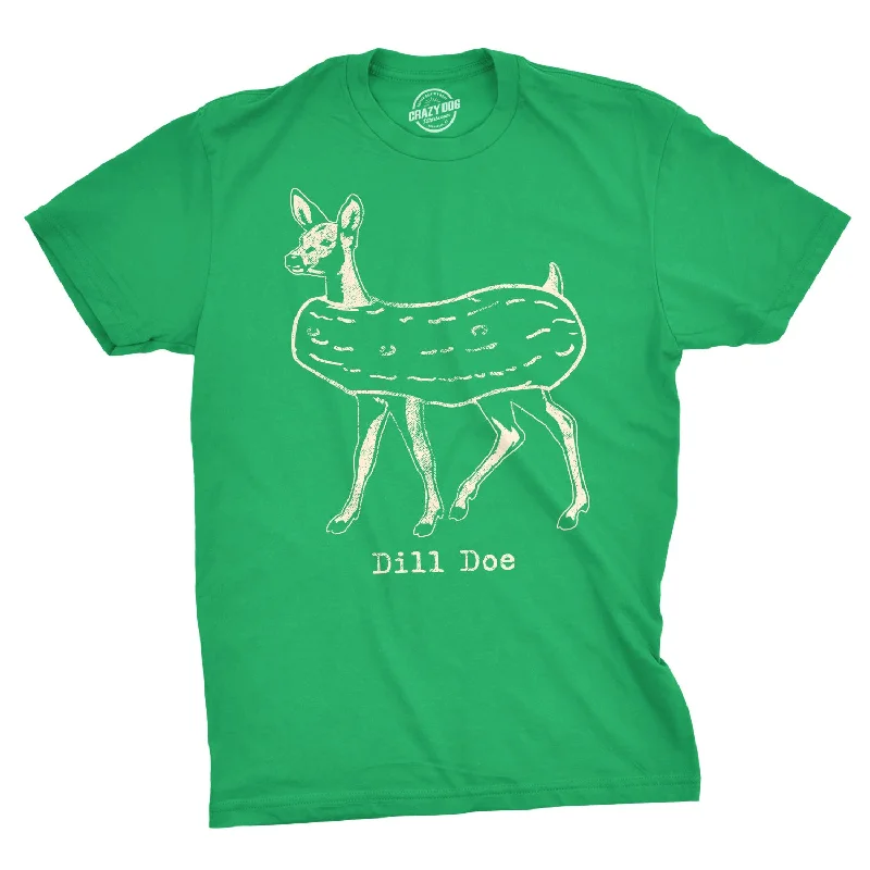 Men's casual comfort t-shirt-Dill Doe Men's T Shirt