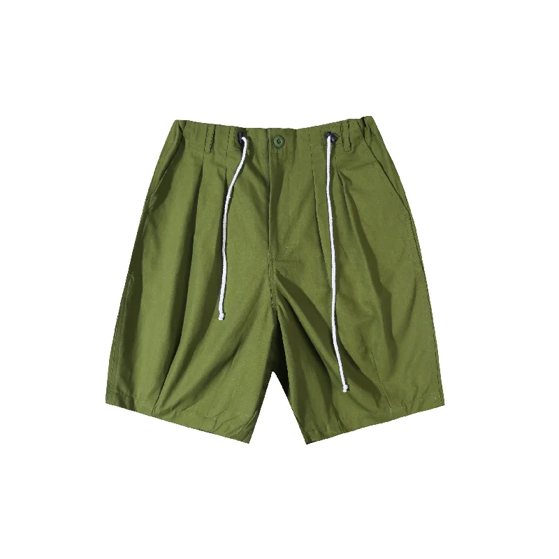 Men's high-stretch t-shirt-Balloon Shorts - Olive