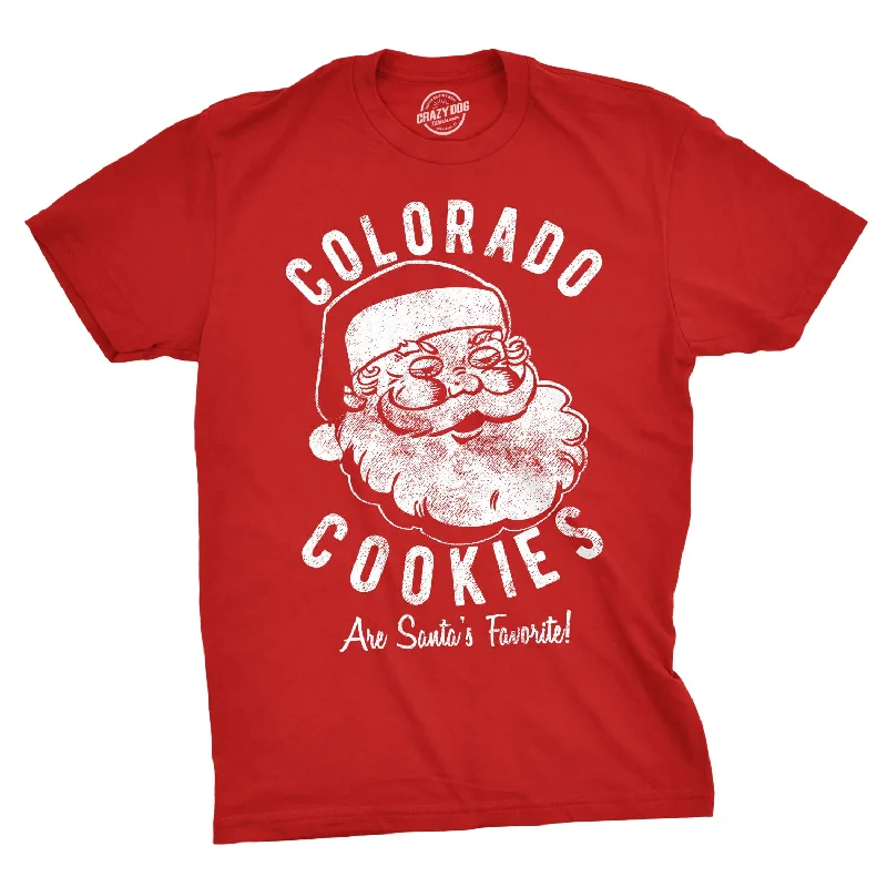 Men's versatile casual t-shirt-Colorado Cookies Men's T Shirt