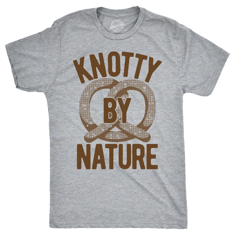 Men's antibacterial t-shirt-Knotty By Nature Men's T Shirt