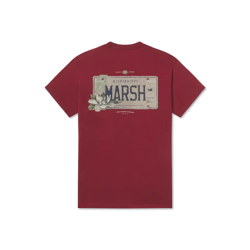 Men's eco-blend t-shirt-Backroads Collection Tee - Mississippi