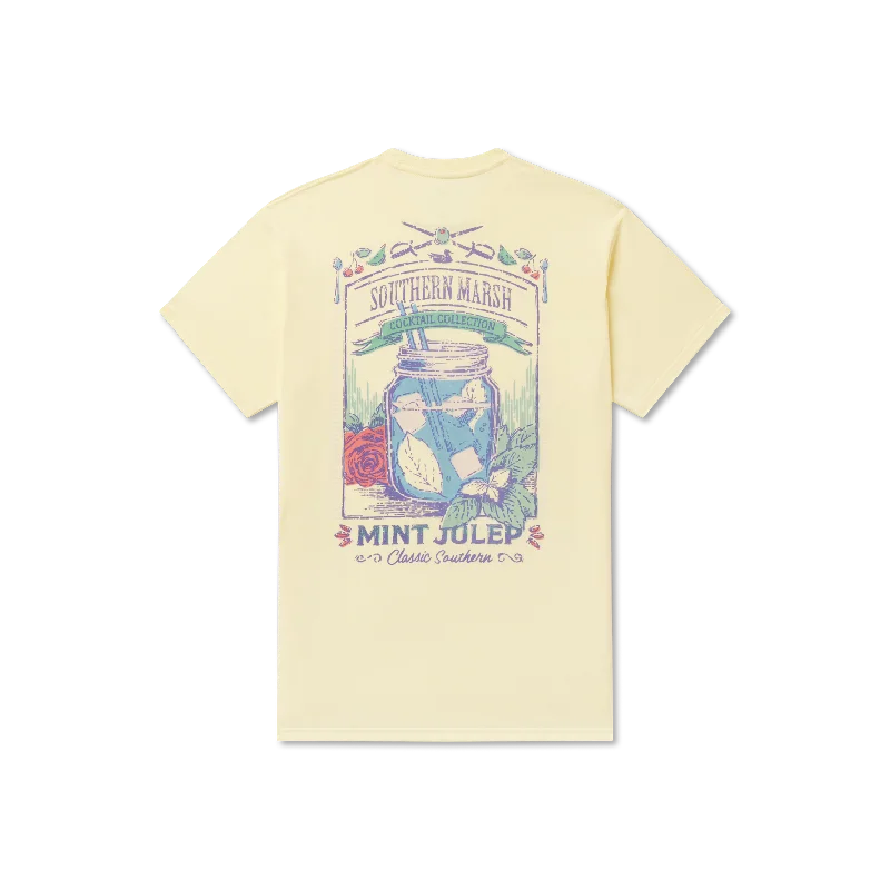 Men's ultra-light t-shirt-Cocktail Collection Tee - Mint Julep