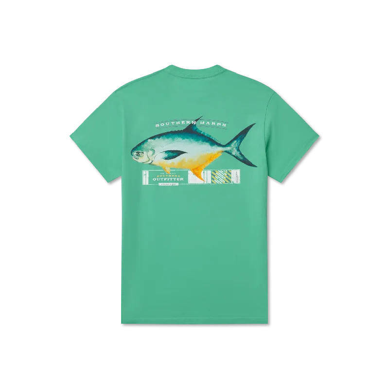 Men's summer casual t-shirt-Outfitter Collection Tee - Pompano