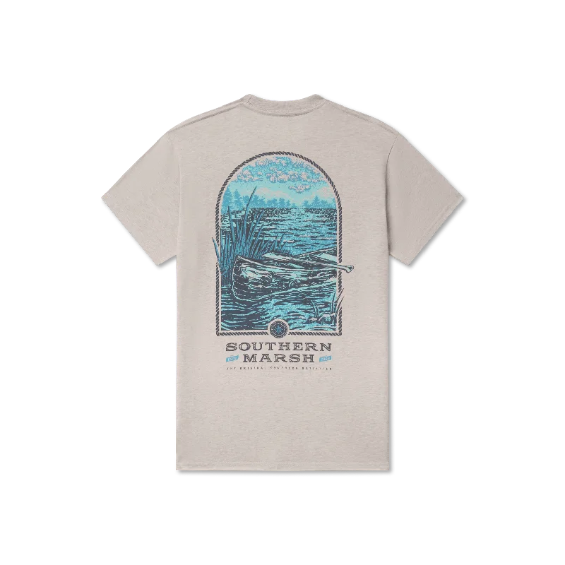 Men's casual comfort t-shirt-Relax & Explore Tee - Canoe