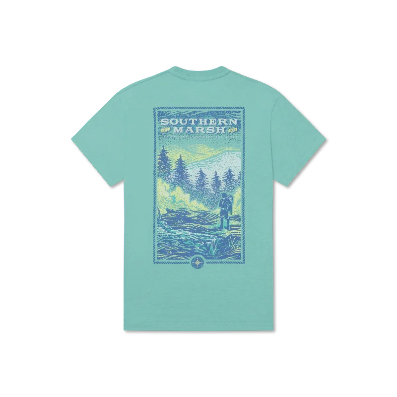 Men's workout fit t-shirt-Relax & Explore Tee - Trail