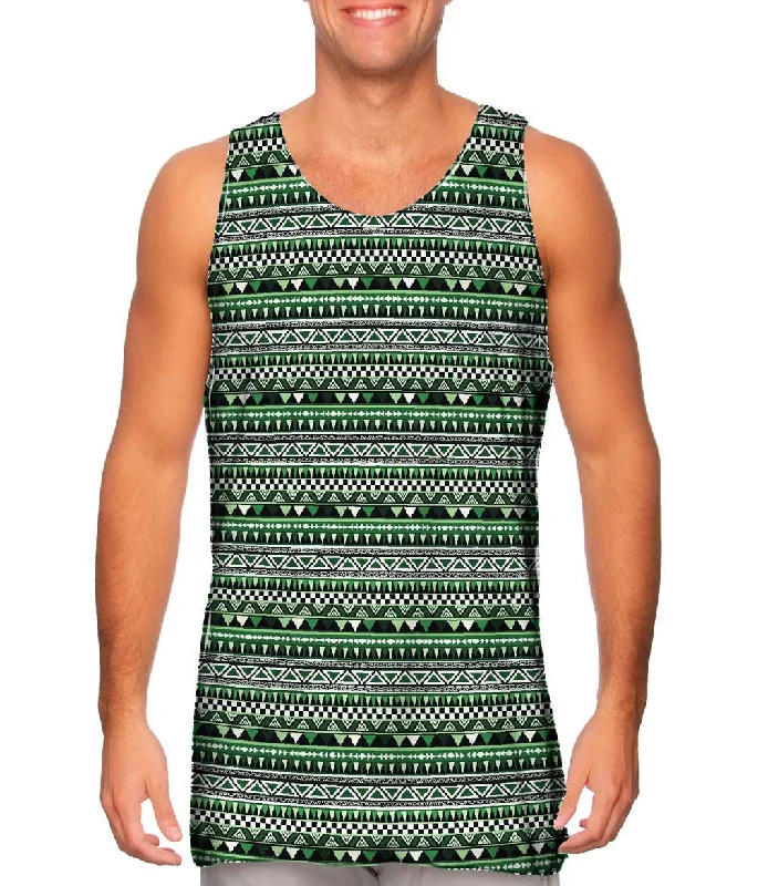 Tribal Green Aztec Warrior