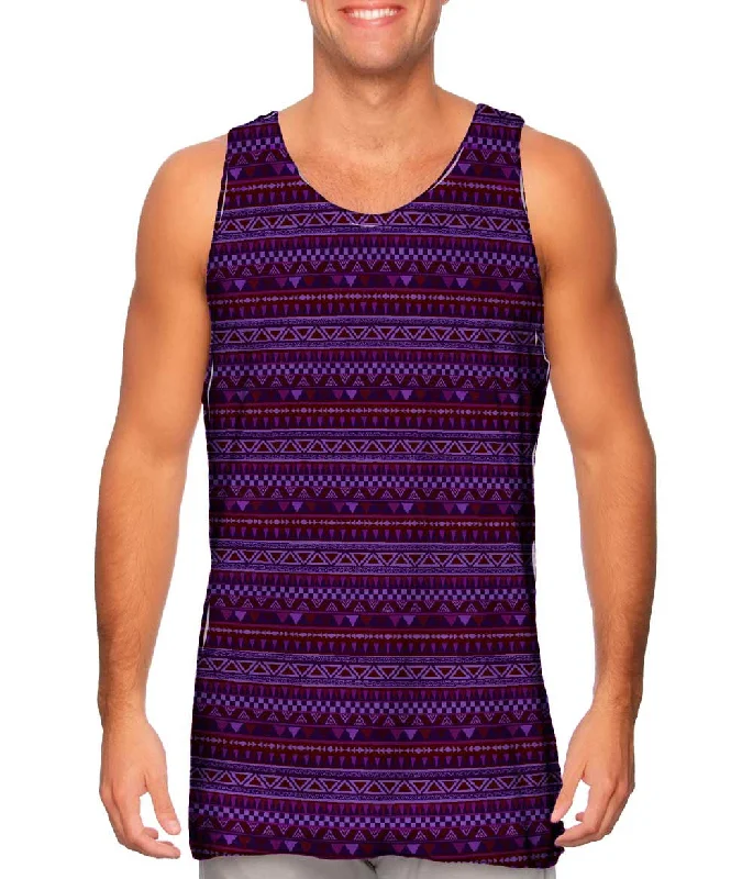 Tribal Purple Aztec Warrior