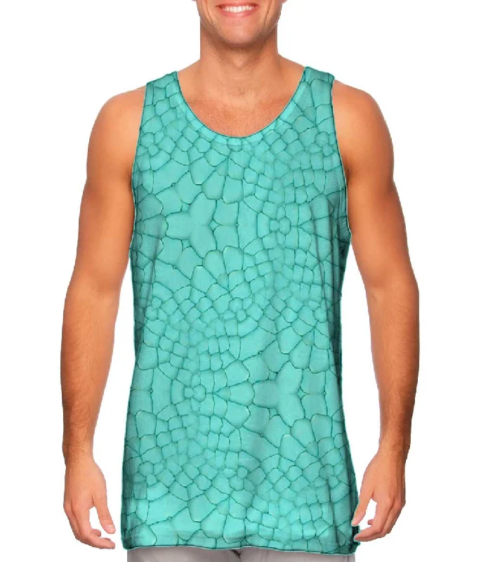 Trippy Aqua Snake Skin